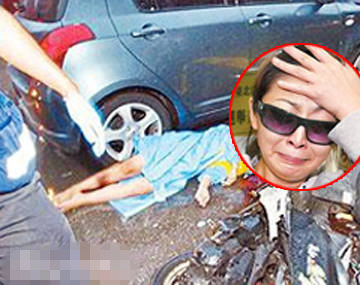 林志颖谢霆锋 明星车祸千万跑车被撞毁/图【8】