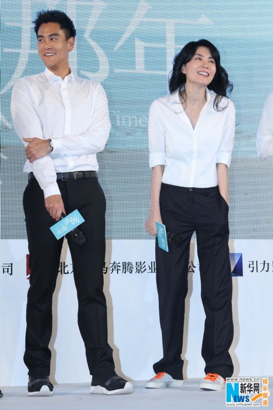 在京举办主题曲发布会,张一白导演携音乐总监梁翘柏及四位主演彭于晏