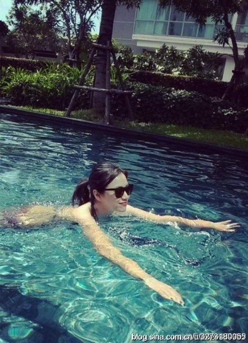 蔡少芬范冰冰林心如汤唯舒淇徐静蕾 图揭女星罕见比基尼照