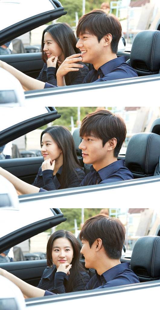 李敏镐刘亦菲搭档拍广告默契十足 韩国男神都被刘亦菲承包了!