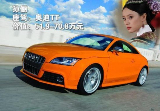 李宇春座驾最拉风 看看女明星都开什么豪车【5】