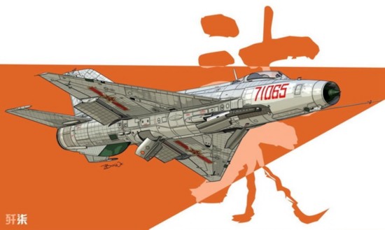 网友绘12个月对应中国战机精美插画【7】--军事--人民网