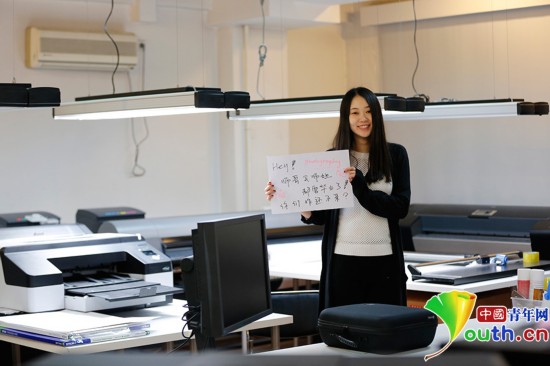 北影学姐学长送祝福 为艺考生驱寒打气送温暖【17】