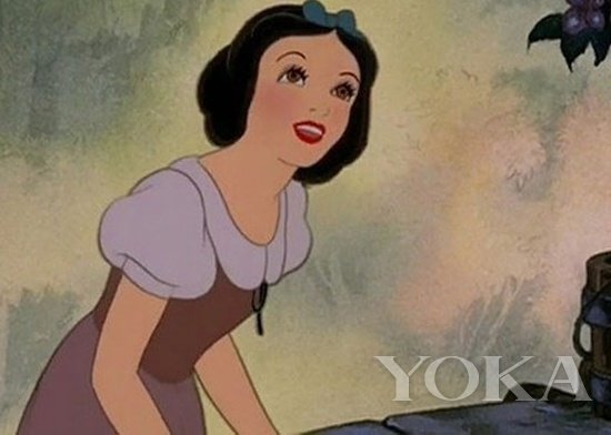 如果迪士尼公主是真发     白雪公主的小短发圆圆的超服帖,各个