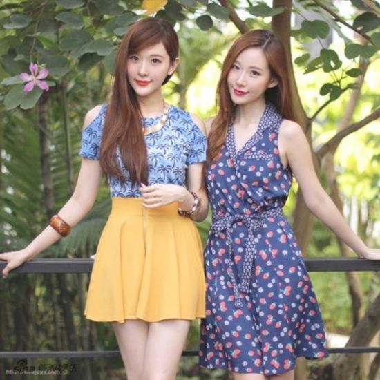 双胞胎姐妹走红网络 绝色姐妹花大盘点海量图