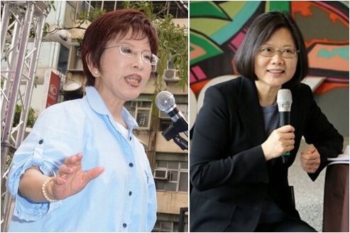 洪秀柱批蔡英文:讲话模糊 两岸政策说不清(图)--台湾频道--人民网