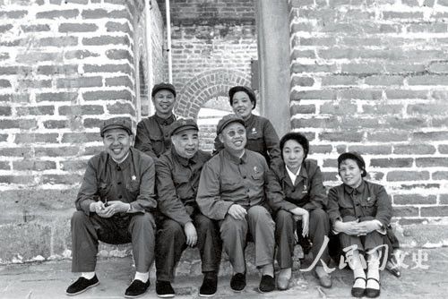 左起:黄永胜,邱会作,吴法宪,李作鹏 陈绥圻,叶群,胡敏.