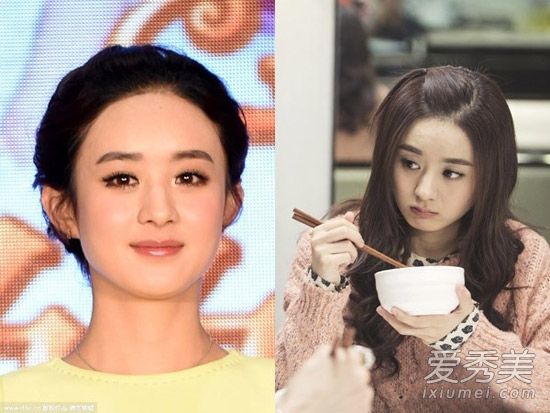 赵丽颖陈意涵从包子脸到女神只差一个发型