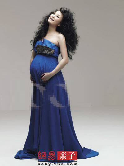 Angelababy怀孕写真图片