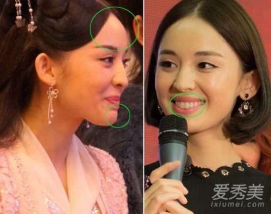 古力娜扎没那么美凸额头龅牙不及郑爽