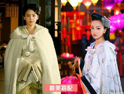 淡雅的妆容不论放在谁身上，都掩盖不了美女的气质。baby是那种端庄贤淑型的，而杨蓉却是内敛强势型的，两人的角色对比也都不同，身份造就性格。