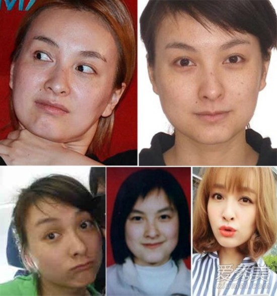 明星卸妆前后:吴亦凡范冰冰素颜敢拍写真?