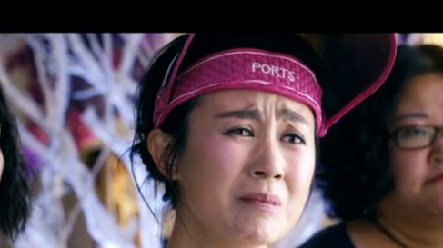 马冬梅帽子上的英文是ports,山寨出了新高度.