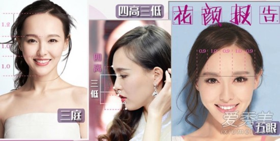10位女星"黄金比例脸" 赵丽颖范冰冰美中不足