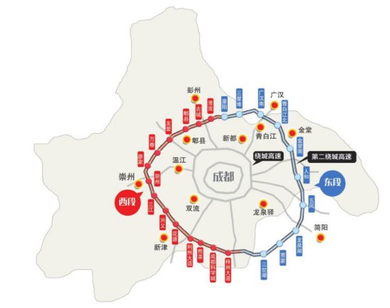 四川频道 新闻中心 市州新闻 原标题:成都二绕本月中旬将全线通车 东