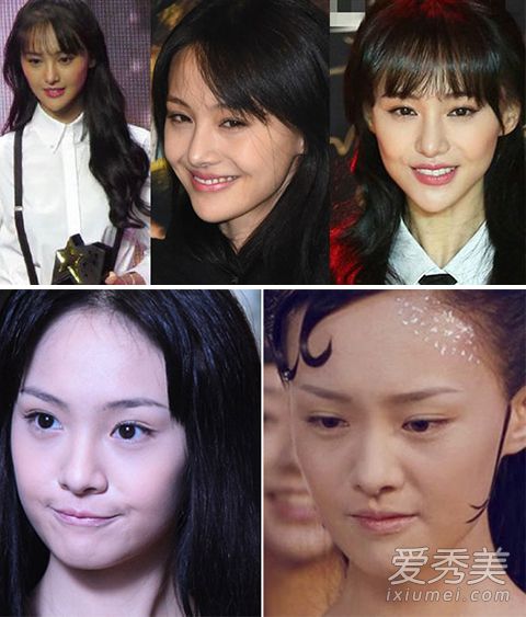 34位女星今昔对比照 近一半整容效果不理想