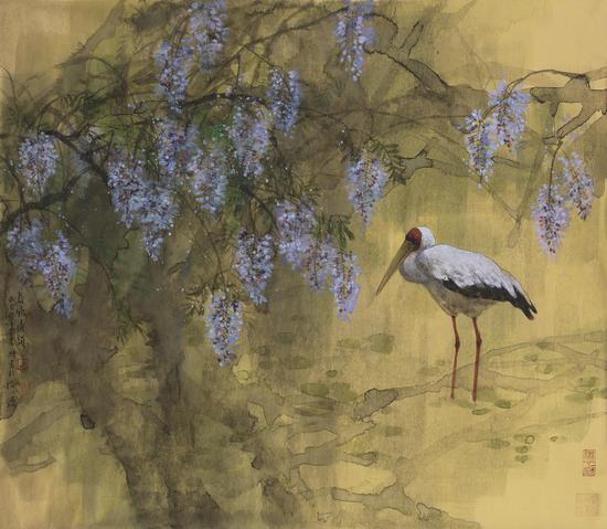 "春晖烂漫"王明明迎春花鸟画展