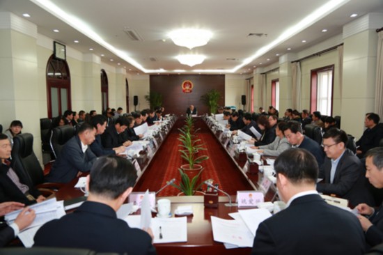 宁夏自治区人大常委会主任会议召开