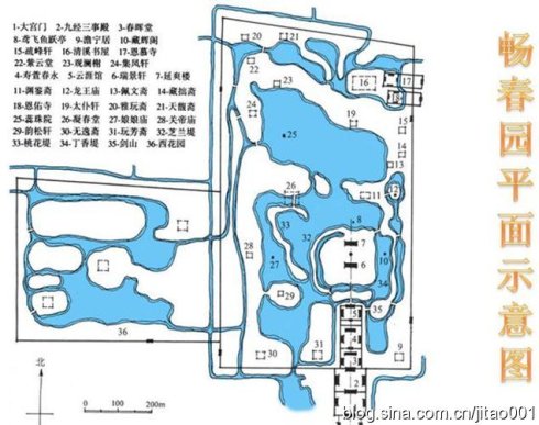 畅春园平面示意图图片