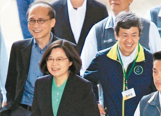 图为蔡英文.(图片来源:台湾《联合报》)