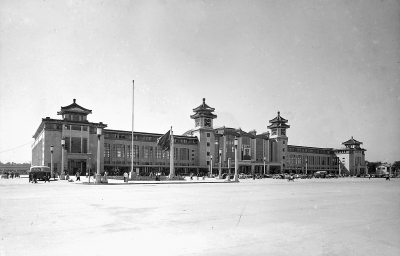 上世纪六十年代初期的北京站.侯凯源摄