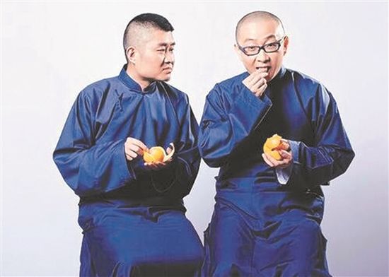 相声演员苗阜与搭档王声