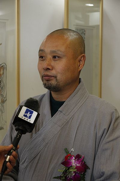 《慈云常护》——演旭禅画研究会作品展在京举行(图)