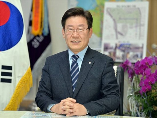 韩国城南市市长李在明.(图片来源:koreaherald.com网站)