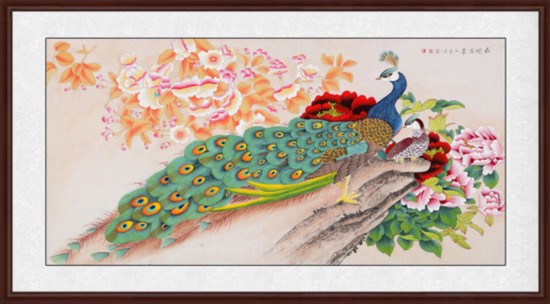 搬新家送什么礼物好 吉利祥和的花鸟画更添喜气