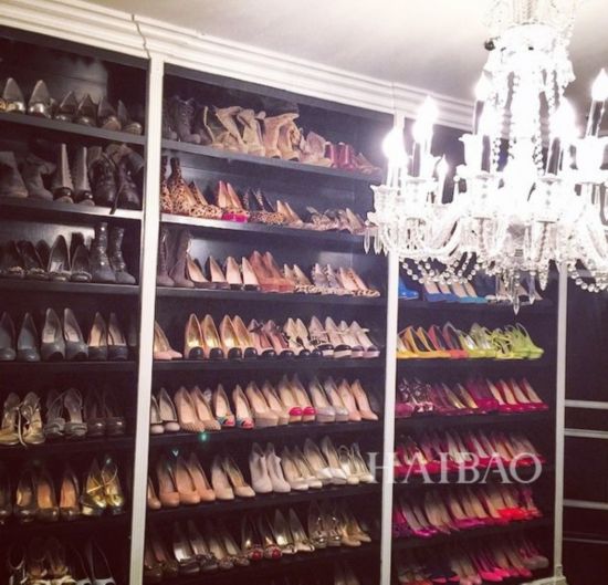 细数时尚圈女明星的衣帽间,肾疼太奢华!