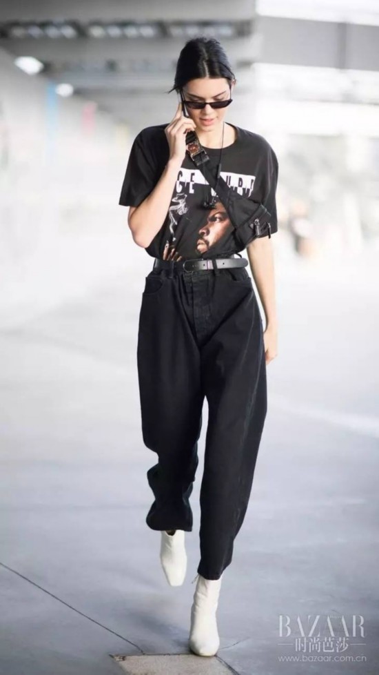 倪妮baby都在学的穿搭术,就是夏天再热也要全黑显瘦?