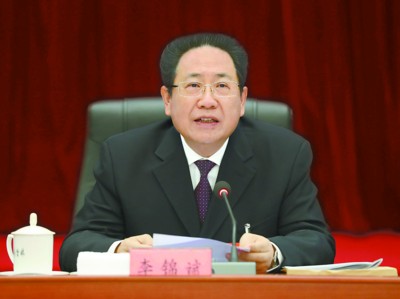 3月12日,全国人大代表,省委书记,省人大常委会主任李锦斌在安徽代表团