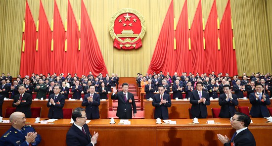 习近平当选中华人民共和国主席,中华人民共和国中央军事委员会主席.