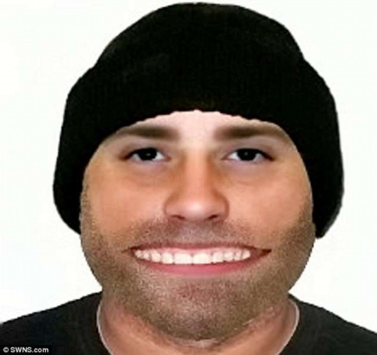 英警方发布盗窃者电子画像 神似大嘴动画猫(图)