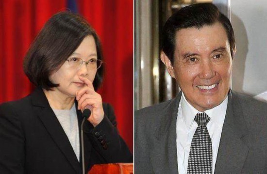 蔡英文与马英九隔空互怼网友一面倒批蔡