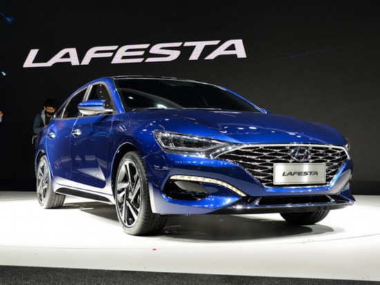 lafesta是北京现代即将推出的一款高性能轿跑车,已在今年北京车展中