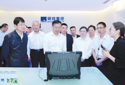 广安市党政代表团在深圳考察学习
