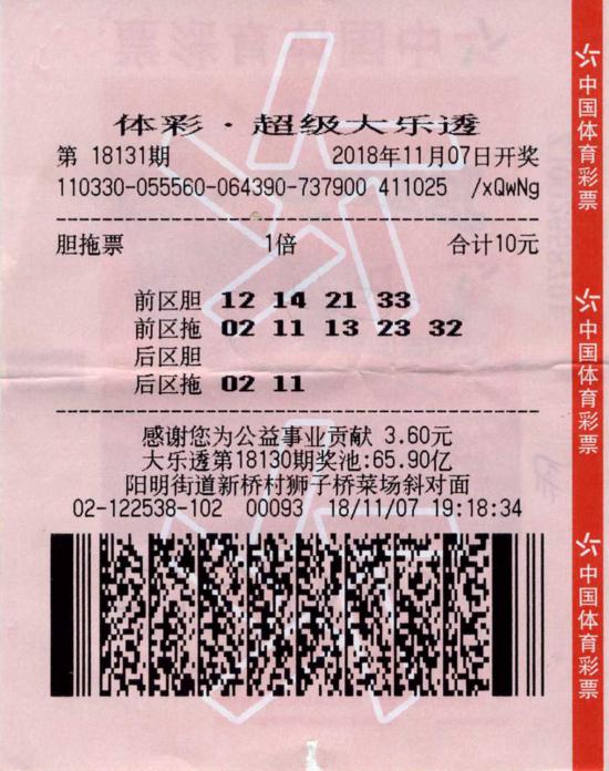 宁波老板中得体彩大乐透大奖 千万奖金用于体育产业