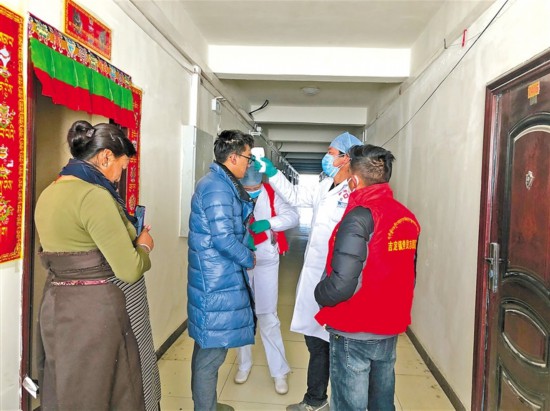 日喀则市广大党员积极投身疫情防控阻击战