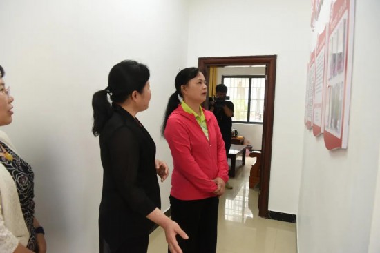 自治区妇联副主席孔献玲一行到昭平县开展巾帼扶贫调研工作