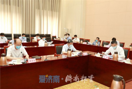 济南市委书记孙立成主持会议并讲话,市委副书记,市长孙述涛,市人大