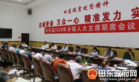 田东县人大常委会召开乡镇人大主席联席会议