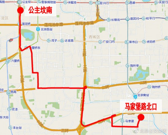 北京公交671路线图图片